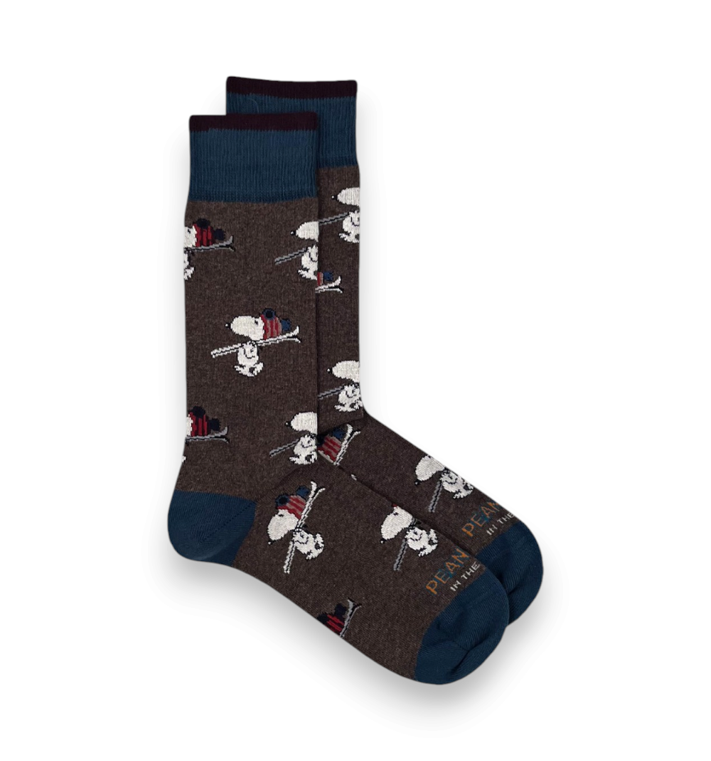 In The Box Snoopy Ski Allover Kurze Hose Braun