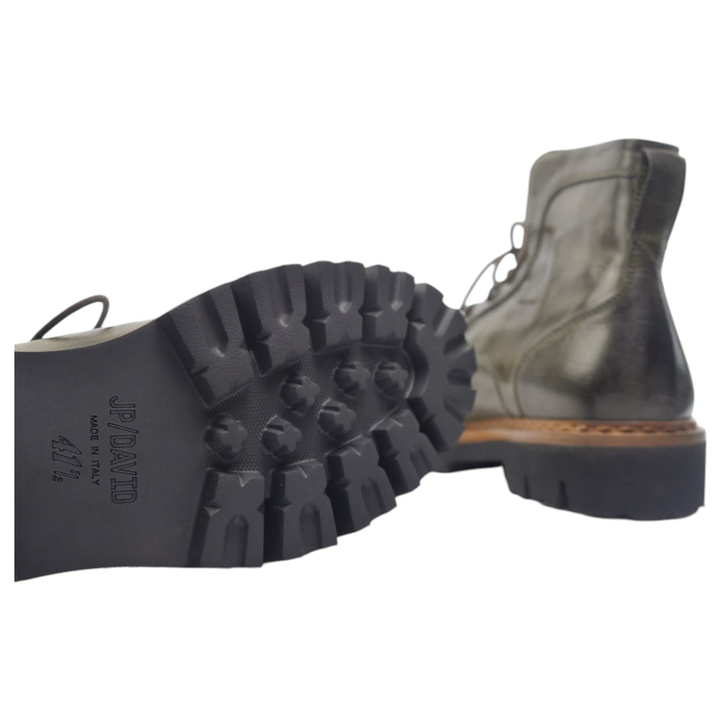 '- ["Anfibi","Artigianato","JP\/DAVID","Scarpe","Ultima Taglia","Uomo"] - JP/DAVID 23 Candy Militare Tronchetto 37340/17 - Lupis SRL