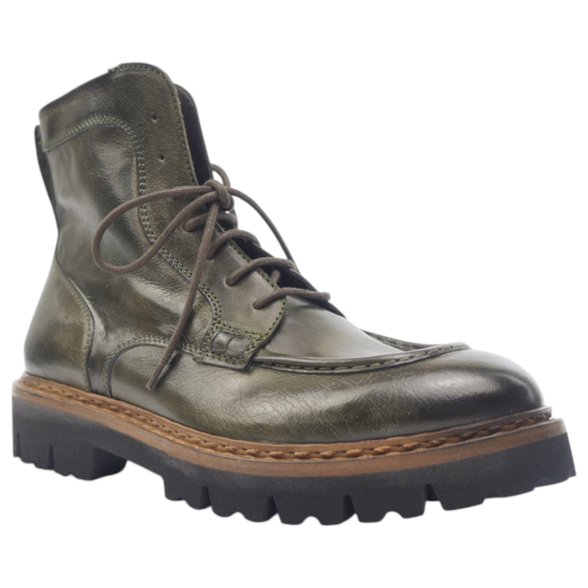 '- ["Anfibi","Artigianato","JP\/DAVID","Scarpe","Ultima Taglia","Uomo"] - JP/DAVID 23 Candy Militare Tronchetto 37340/17 - Lupis SRL