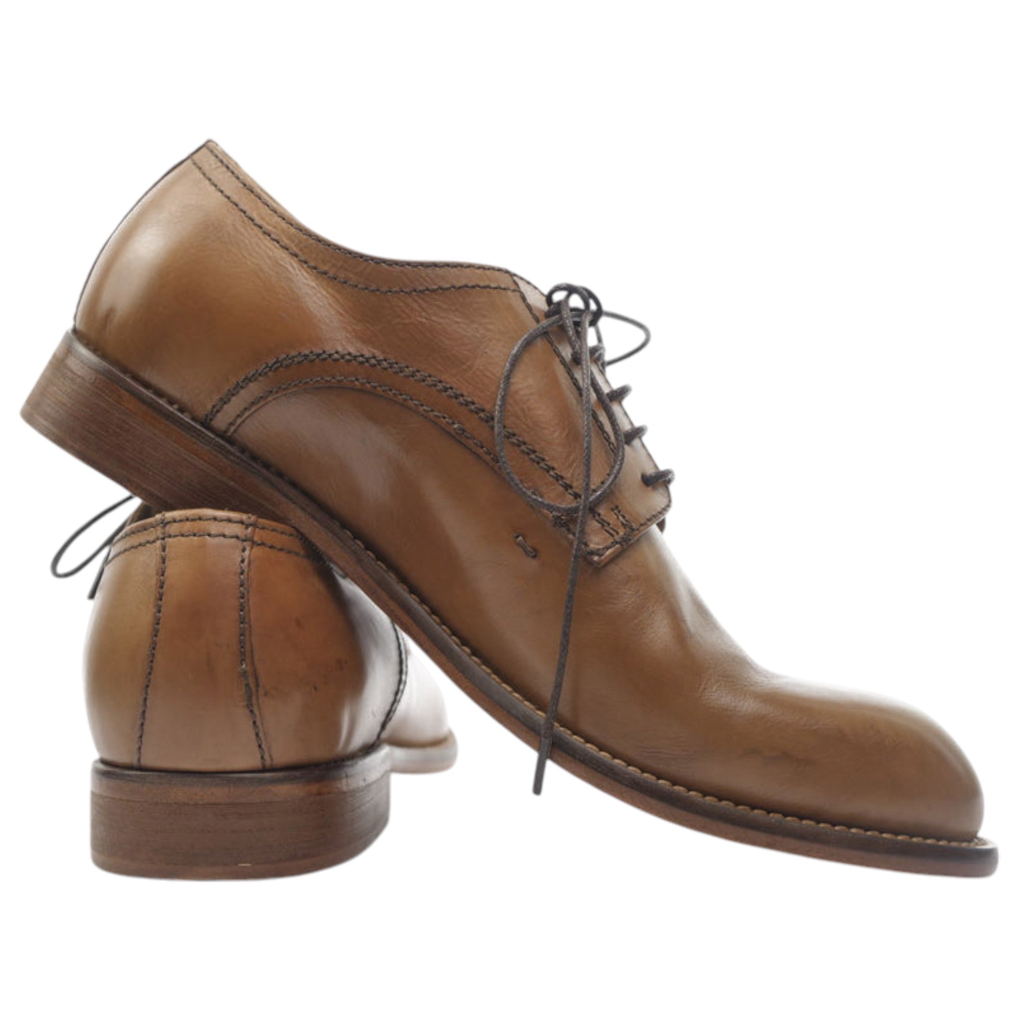 '- ["Artigianato","Derby","JP\/DAVID","Scarpe","Uomo"] - JP/DAVID 36526 37 Stringa U Cuoio Morbido - Lupis SRL