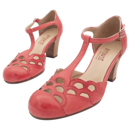 '- ["Artigianato","Donna","JP\/DAVID","Sandali","Scarpe","Tacco"] - JP/DAVID 5121 Curtaca Papua Rosso Beige - Lupis SRL