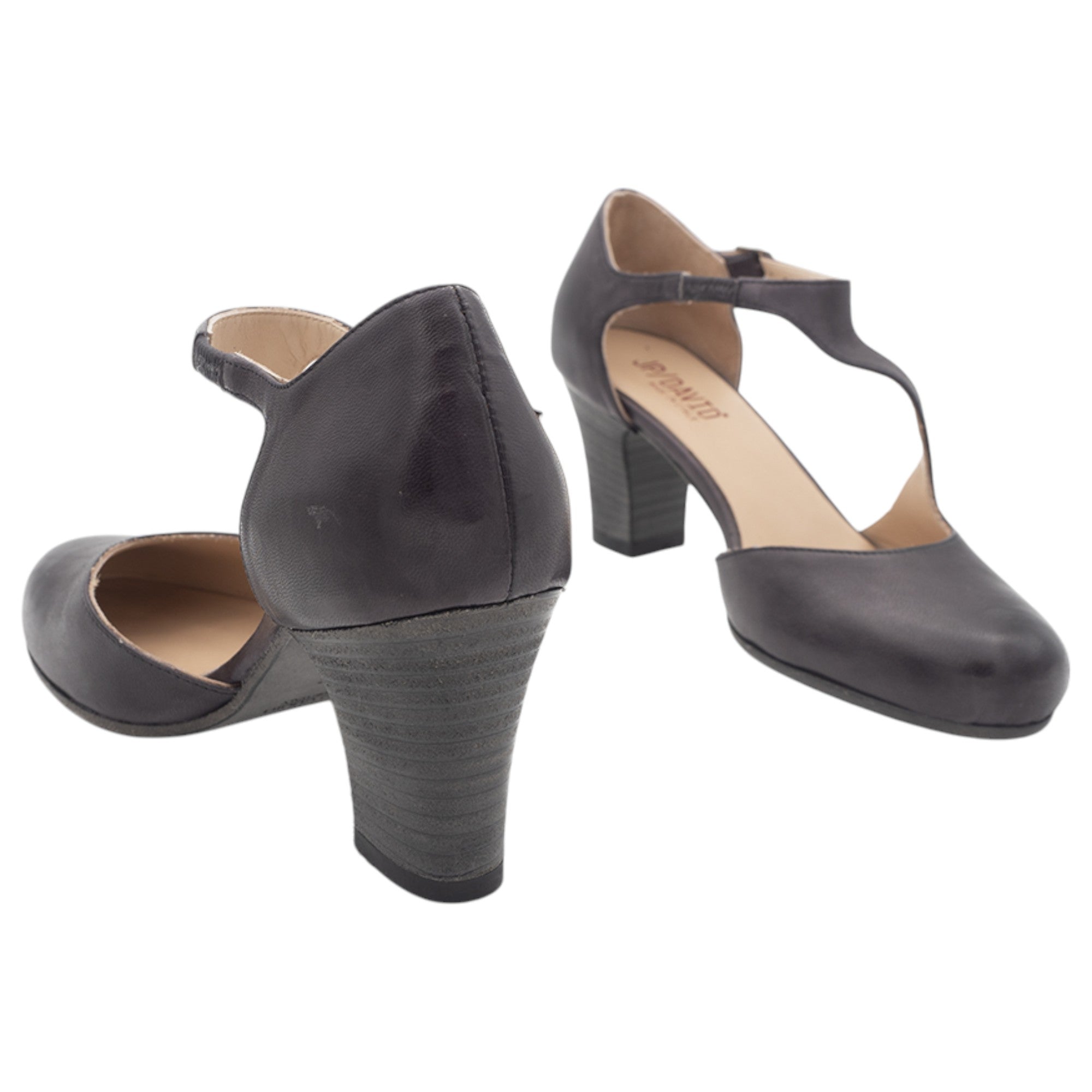 '- ["Artigianato","Cinturino","Donna","JP\/DAVID","Scarpe","Tacco"] - JP/DAVID 5121 Netaca Papua Black Red Beige - Lupis SRL