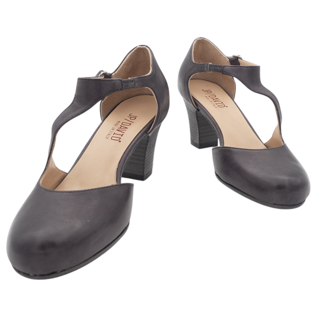 '- ["Artigianato","Cinturino","Donna","JP\/DAVID","Scarpe","Tacco"] - JP/DAVID 5121 Netaca Papua Black Red Beige - Lupis SRL