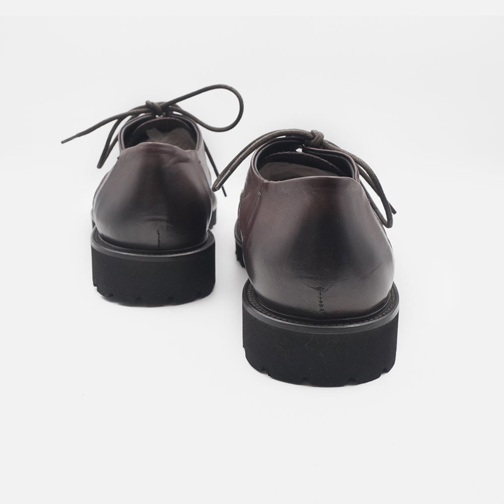 '- ["Artigianato","Derby","JP\/DAVID","Nuovo","Scarpe","Uomo"] - JP/DAVID Papua Bronzato Testa Di Moro 36526/40 - Lupis SRL