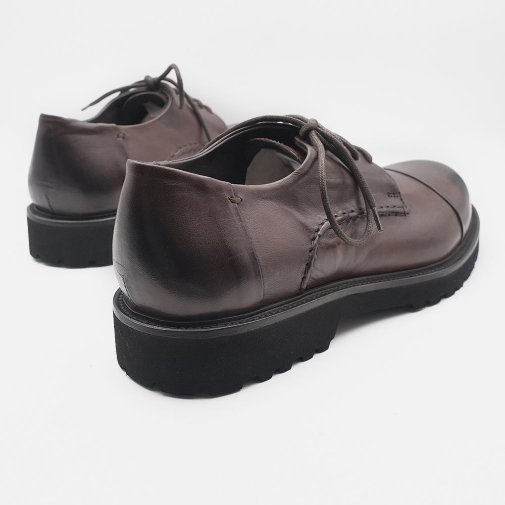 '- ["Artigianato","Derby","JP\/DAVID","Nuovo","Scarpe","Uomo"] - JP/DAVID Papua Bronzato Testa Di Moro 36526/40 - Lupis SRL