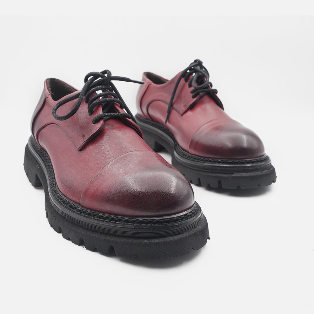 '- ["Artigianato","Derby","Donna","JP\/DAVID","Nuovo","Scarpe"] - JP/DAVID Papua Cherry Testa Di Moro 35773/7 - Lupis SRL