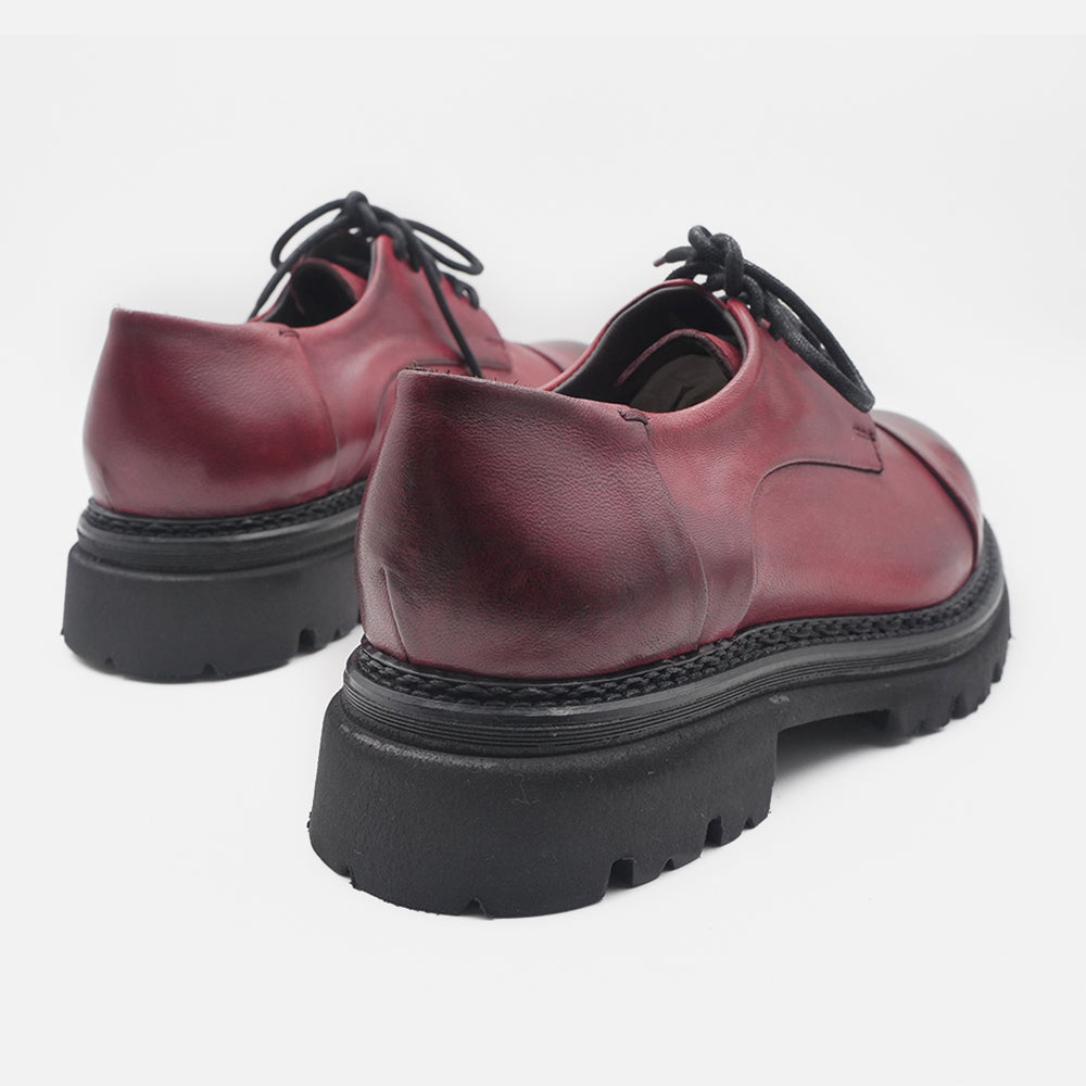 '- ["Artigianato","Derby","Donna","JP\/DAVID","Nuovo","Scarpe"] - JP/DAVID Papua Cherry Testa Di Moro 35773/7 - Lupis SRL