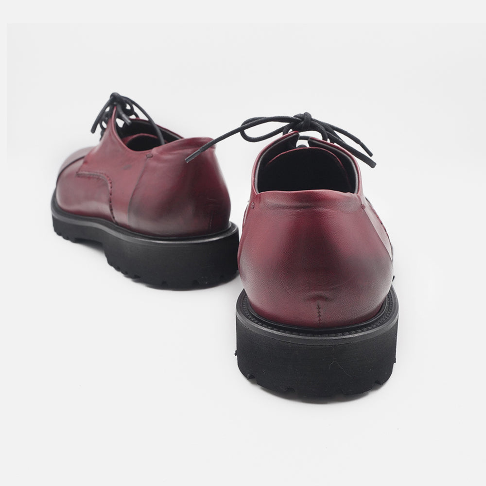 '- ["Artigianato","Derby","JP\/DAVID","Nuovo","Scarpe","Uomo"] - JP/DAVID Papua Cherry Testa Di Moro 36526/40 - Lupis SRL