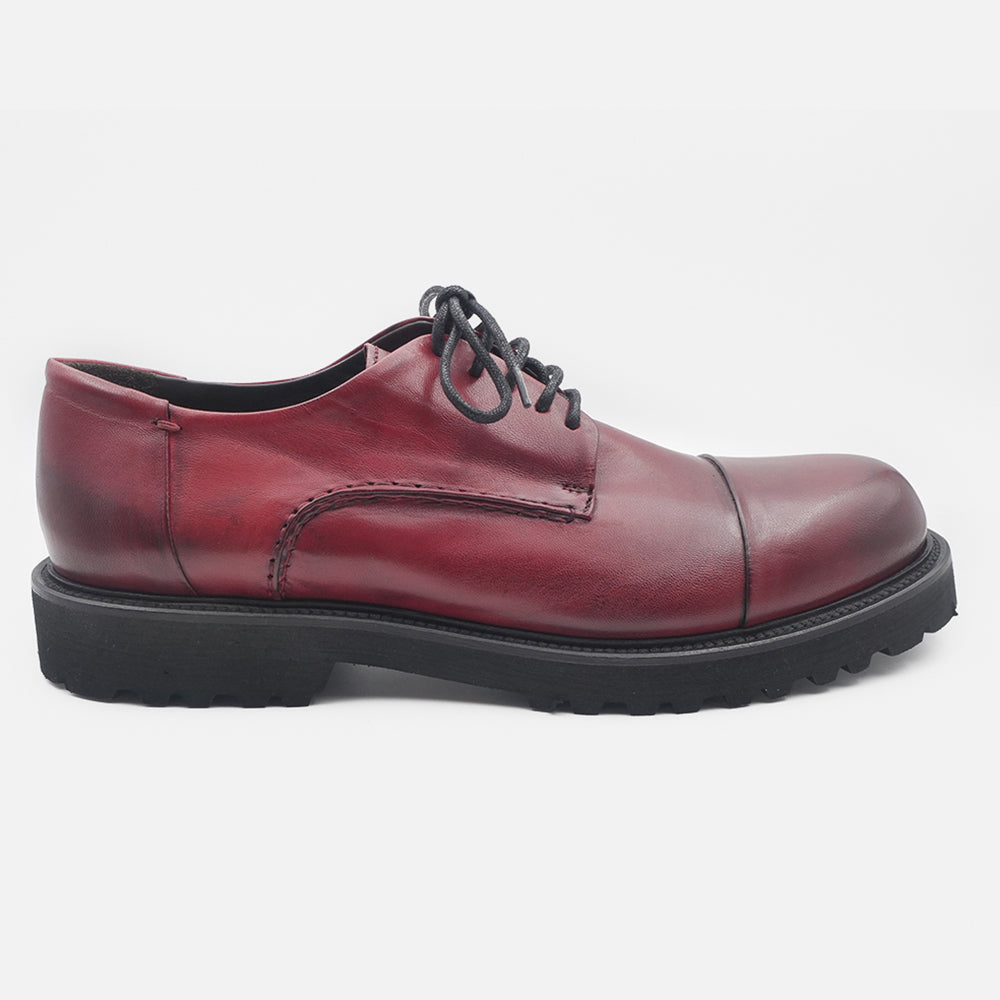 '- ["Artigianato","Derby","JP\/DAVID","Nuovo","Scarpe","Uomo"] - JP/DAVID Papua Cherry Testa Di Moro 36526/40 - Lupis SRL