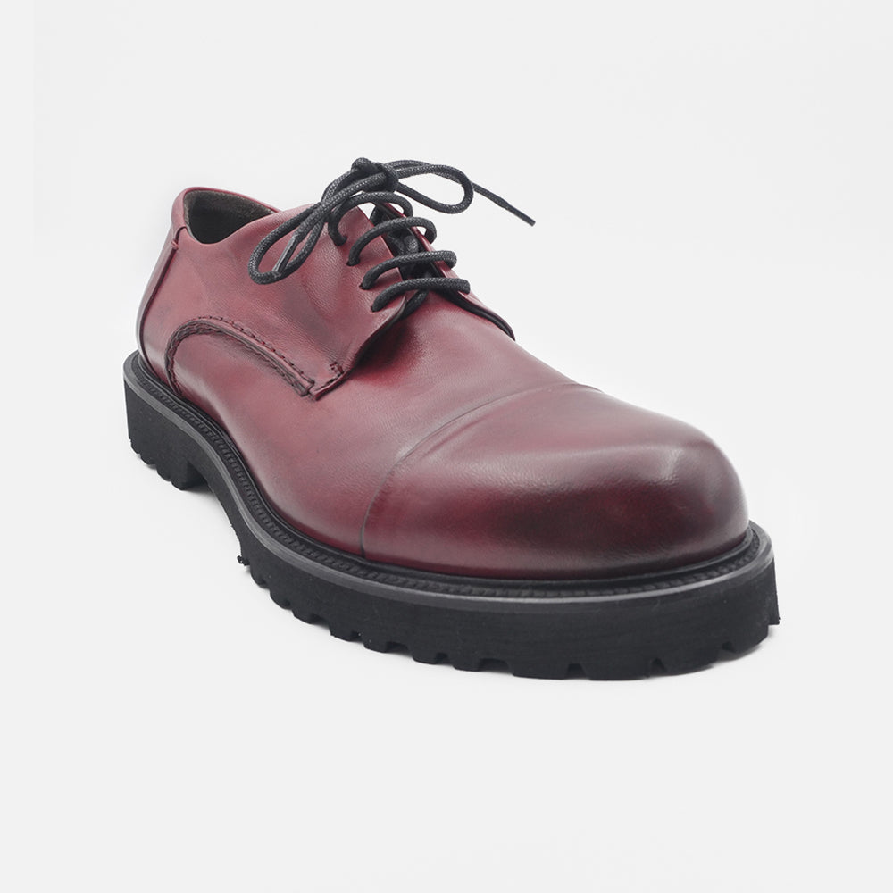 '- ["Artigianato","Derby","JP\/DAVID","Nuovo","Scarpe","Uomo"] - JP/DAVID Papua Cherry Testa Di Moro 36526/40 - Lupis SRL