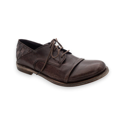 JP/DAVID Men's Papua Bronzed Washed Woven Lace-up Shoe 2580-380-7