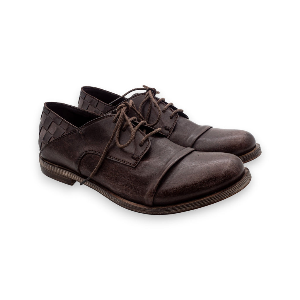 JP/DAVID Men's Papua Bronzed Washed Woven Lace-up Shoe 2580-380-7