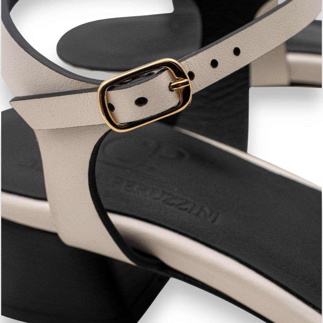 Kalos Women's Calf Leather Sandals Milk KA2609-MILK