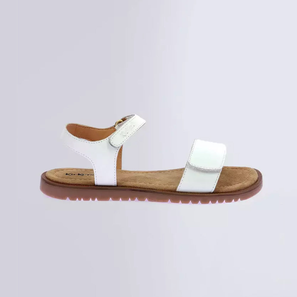  - ["Kickers","Kids","PE25","Sandali","Scarpe"] - Kickers Kick Braida Nappa White - Lupis SRL