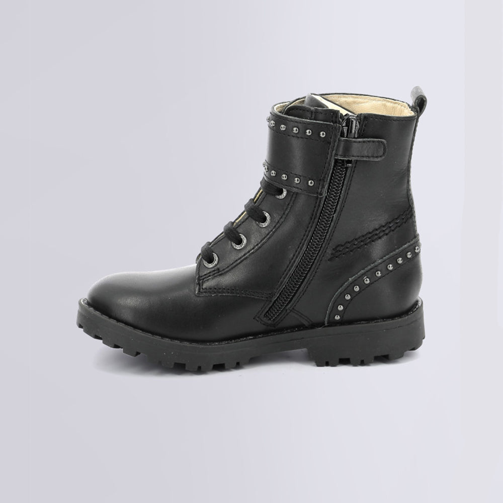 '- ["Kickers","Kids","Nuovo","Scarpe","Stivaletti"] - Kickers Groorock Noir Brillant - Lupis SRL