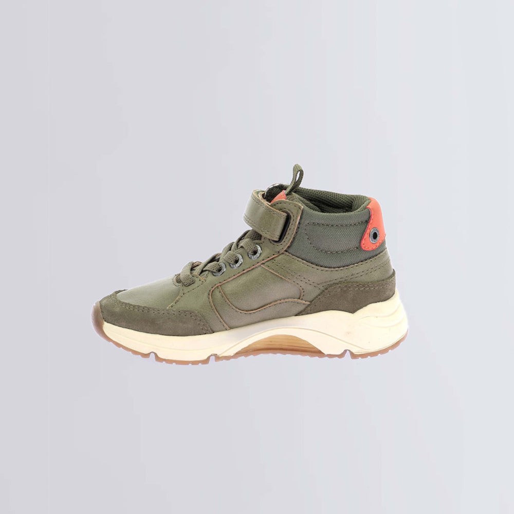 '- ["Kickers","Kids","Nuovo","Scarpe","Scarpe sportive"] - Kickers Runrun High Kaki - Lupis SRL