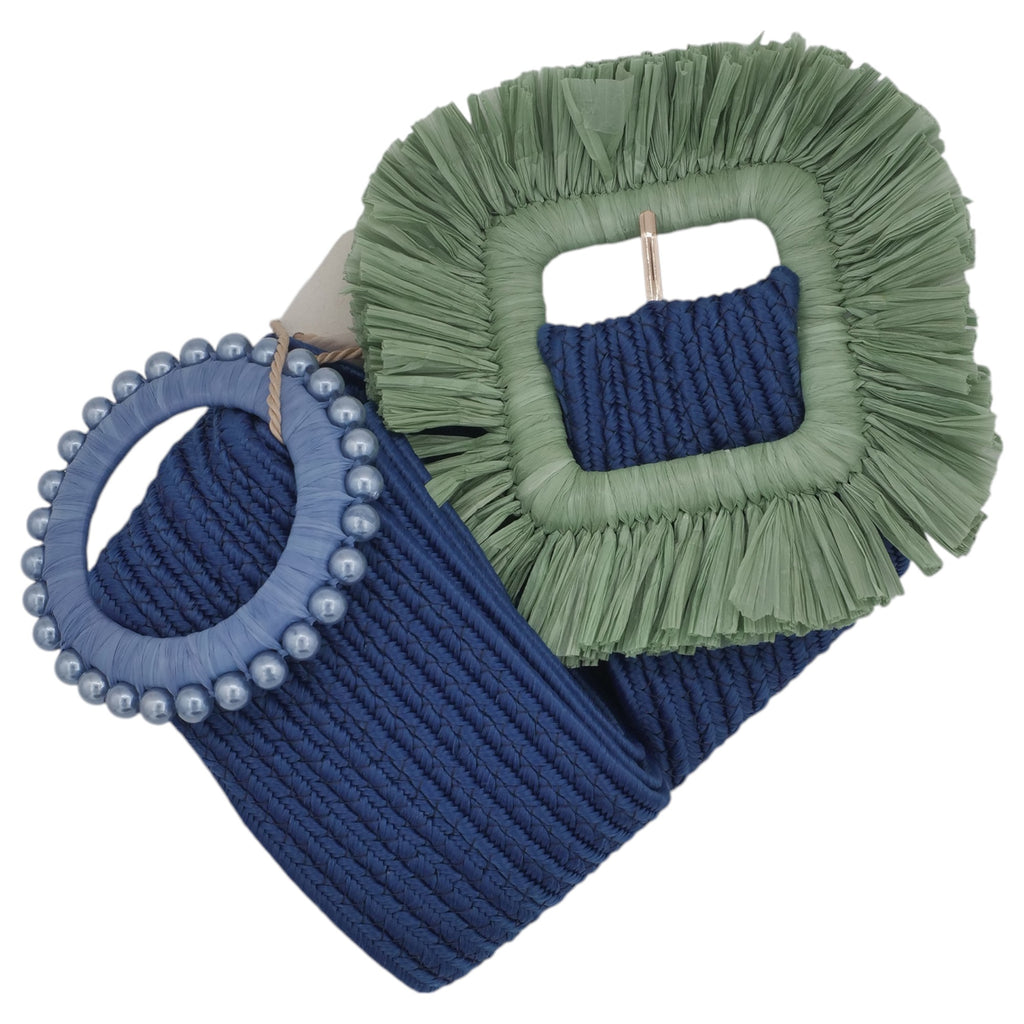 '- ["Accessori","Donna","Kontessa","Nuovo"] - Kontessa Cintura Suocera Azzurro 9204 - Lupis SRL