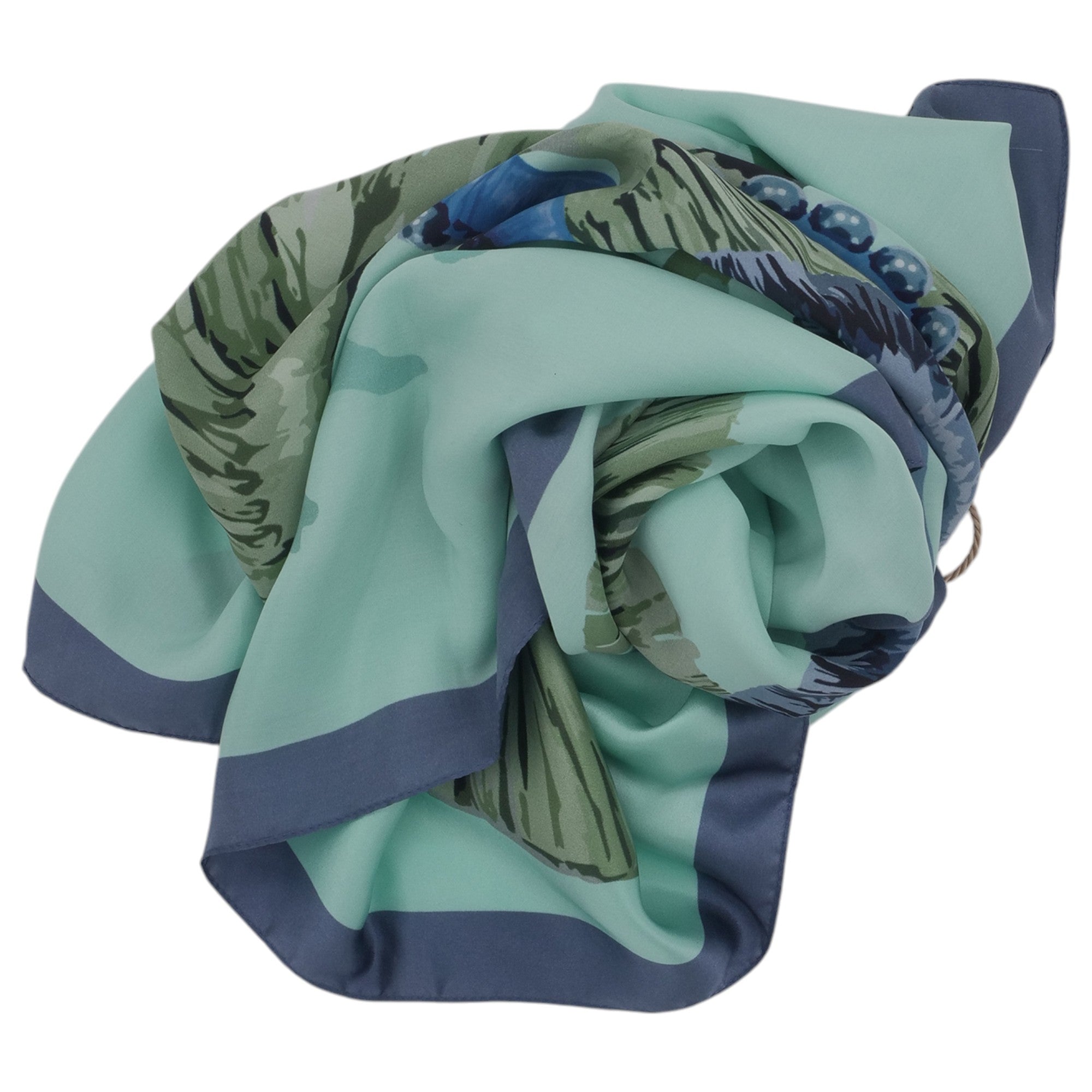  - ["Accessori","Donna","Kontessa","Nuovo"] - Kontessa Foulard Suocera Azzurro 9208 - Lupis SRL