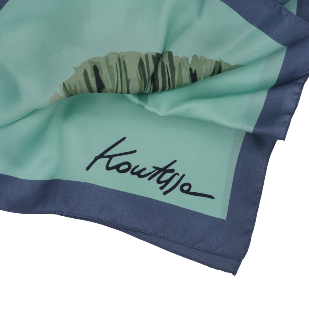 - ["Accessori","Donna","Kontessa","Nuovo"] - Kontessa Foulard Suocera Azzurro 9208 - Lupis SRL