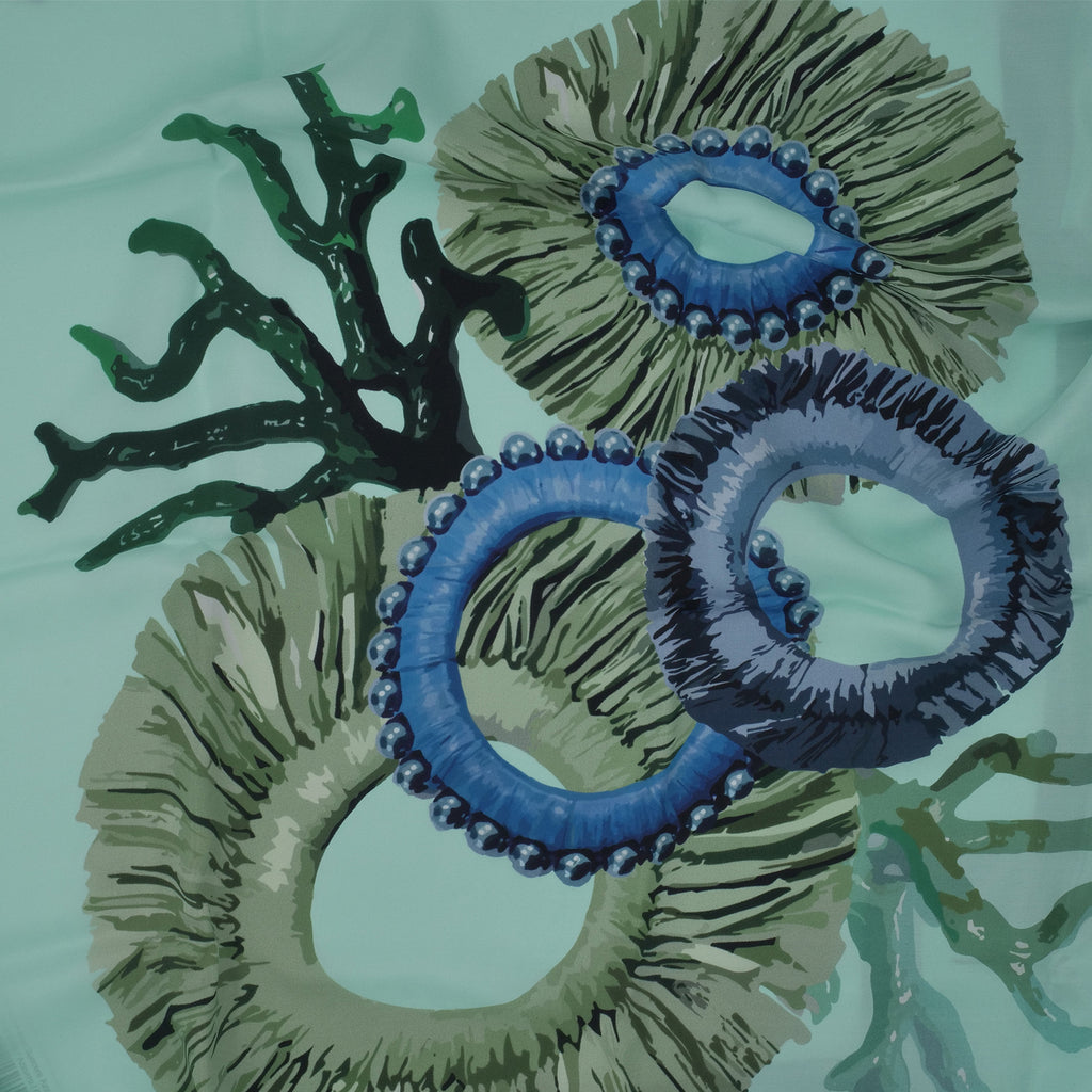  - ["Accessori","Donna","Kontessa","Nuovo"] - Kontessa Foulard Suocera Azzurro 9208 - Lupis SRL
