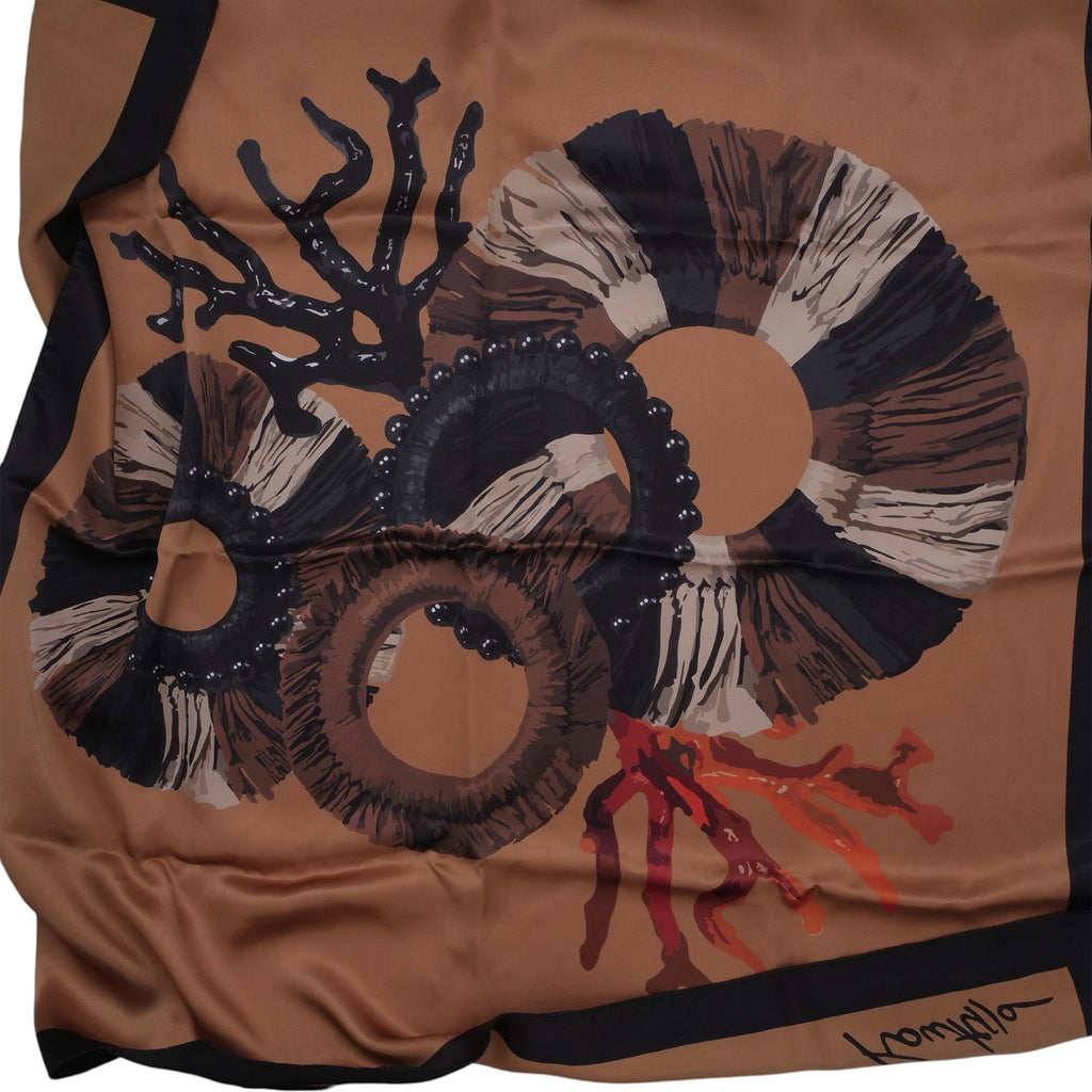 '- ["Accessori","Donna","Kontessa","Nuovo"] - Kontessa Foulard Suocera Tabacco 9208 - Lupis SRL