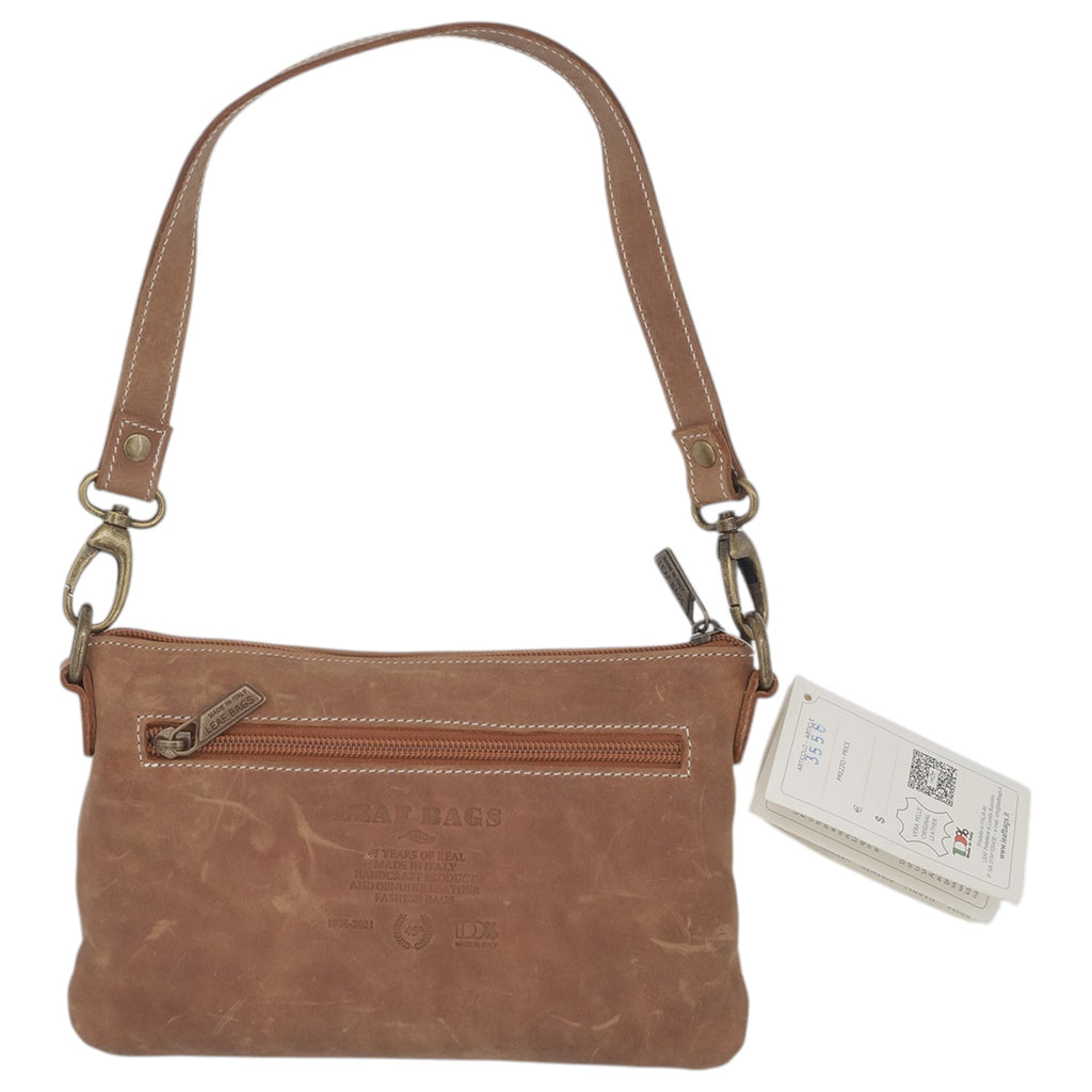 '- ["Accessori","Artigianato","Borse","Donna","Leaf Bags","Nuovo"] - Leaf Bags Borsa Cuoio Pelle Invecchiato 3556I - Lupis SRL