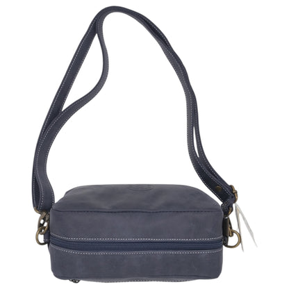 '- ["Accessori","Artigianato","Borse","Donna","Leaf Bags","Nuovo"] - Leaf Bags Borsa Navy Pelle Invecchiato 3652I - Lupis SRL