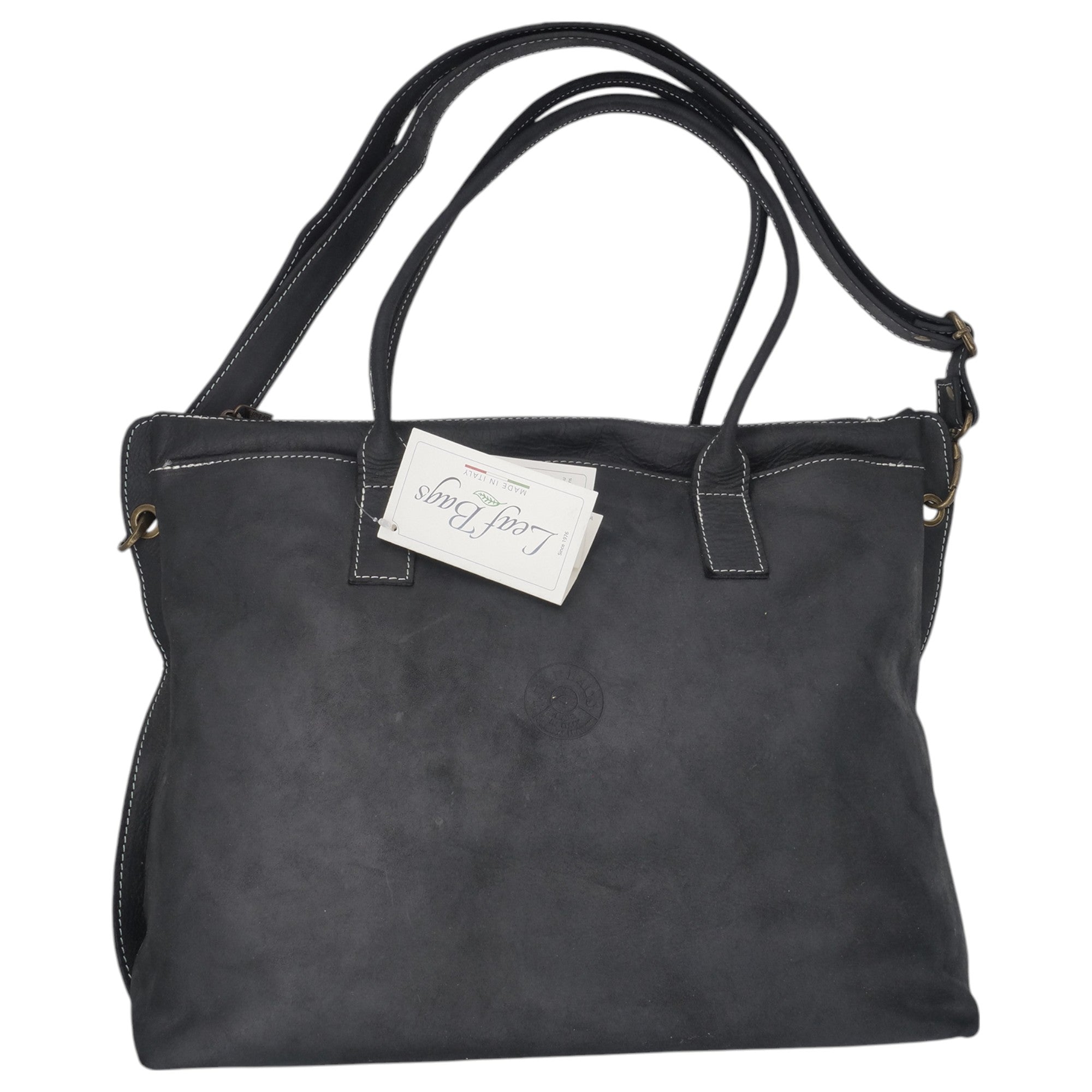  - ["Accessori","Artigianato","Borse","Donna","Leaf Bags","Nuovo"] - Leaf Bags Borsa Nero 3446 - Lupis SRL