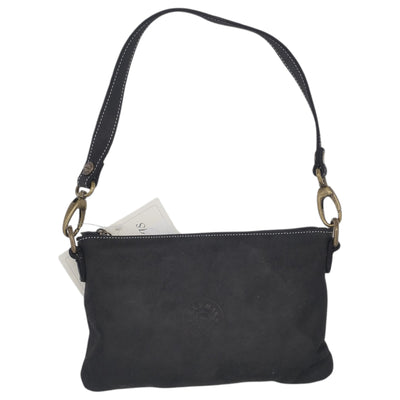 Leaf Bags Ledertasche Schwarz Gealtert 3556I