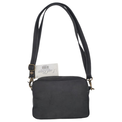 '- ["Accessori","Artigianato","Borse","Donna","Leaf Bags","Nuovo","Ultima Taglia"] - Leaf Bags Borsa Nero Pelle Invecchiato 3652I - Lupis SRL