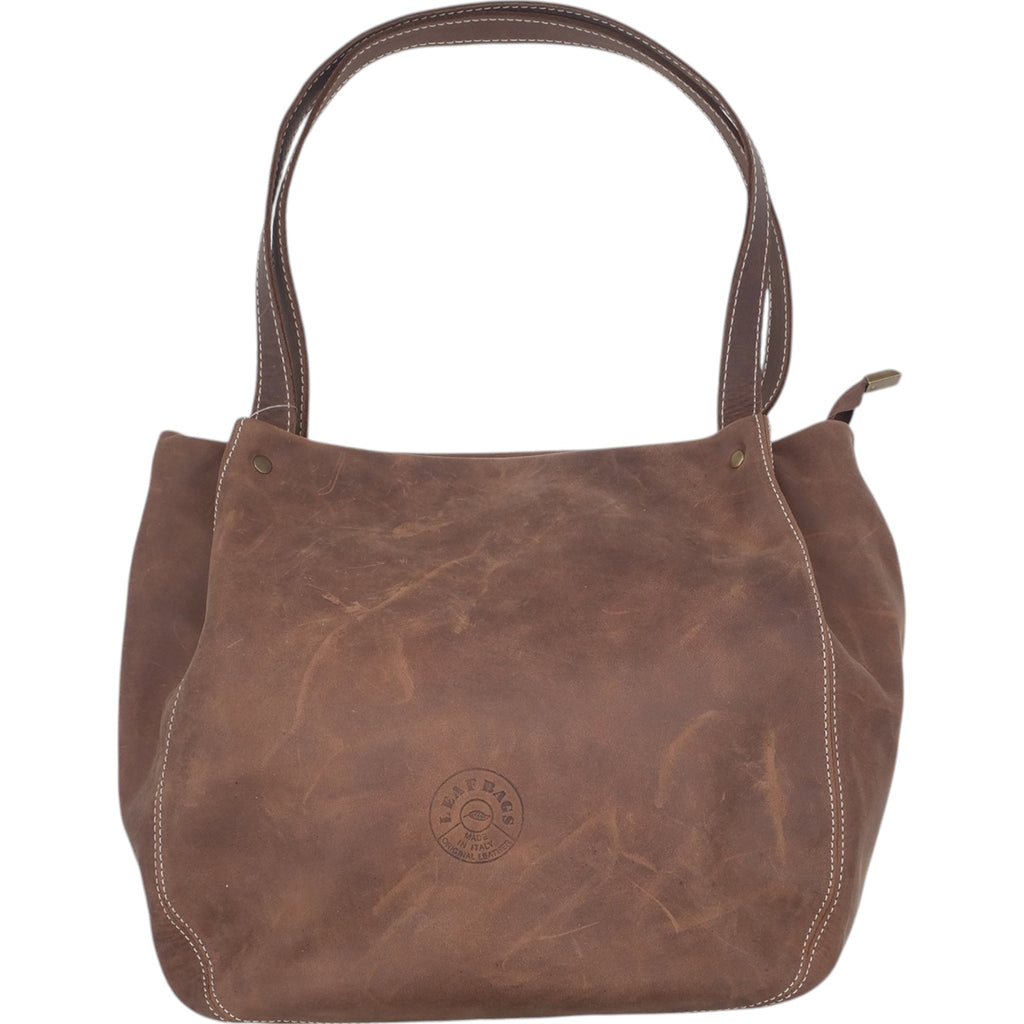  - ["Accessori","Artigianato","Borse","Donna","Leaf Bags","Nuovo"] - Leaf Bags Borsetta Marrone 3658 - Lupis SRL