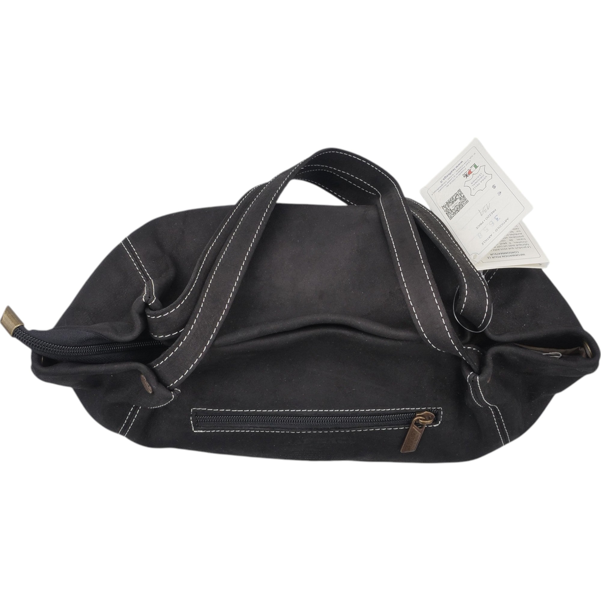 '- ["Accessori","Artigianato","Borse","Donna","Leaf Bags","Nuovo"] - Leaf Bags Borsa Nero 3658 - Lupis SRL