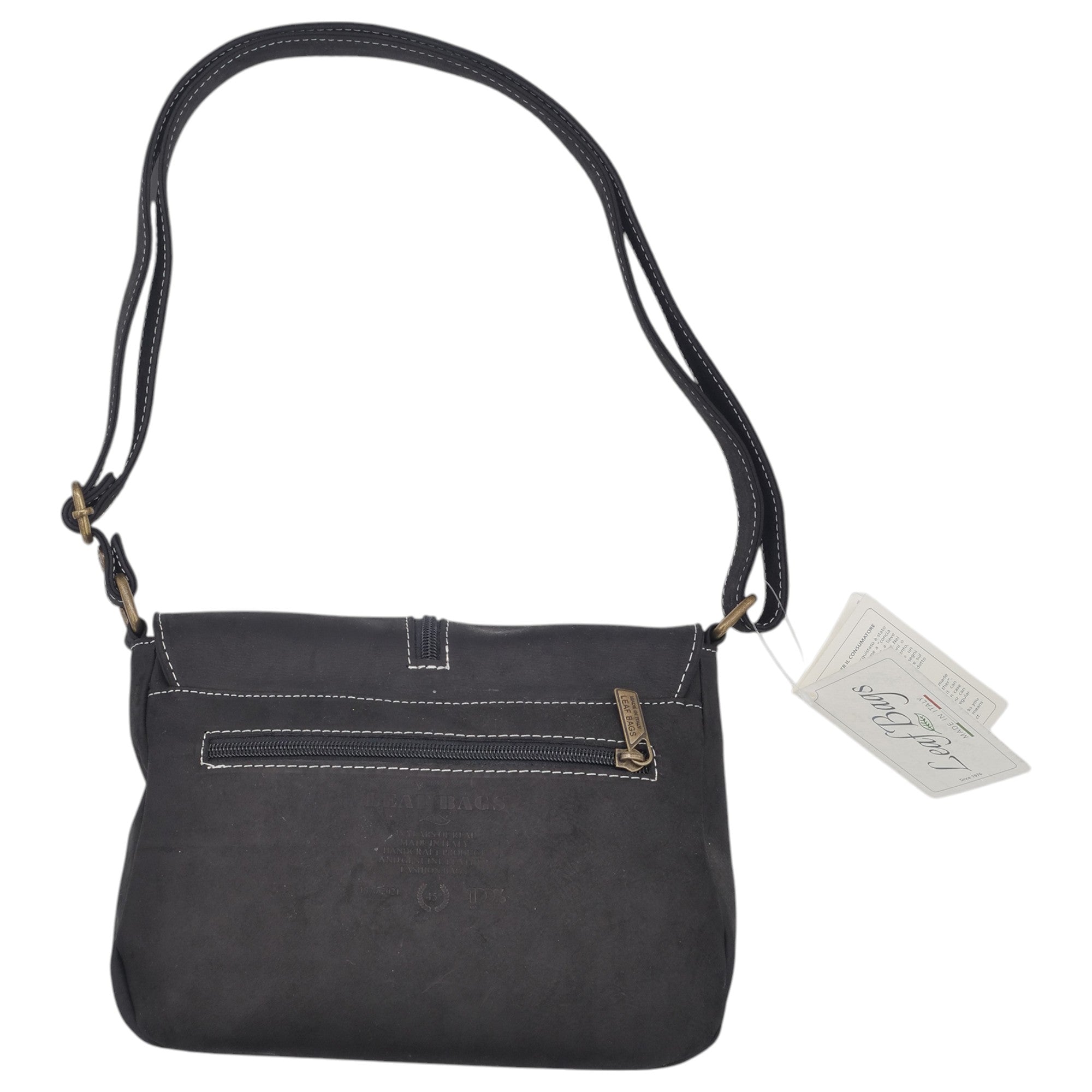 '- ["Accessori","Artigianato","Borse","Donna","Leaf Bags","Nuovo"] - Leaf Bags Postina Nero 3433 - Lupis SRL