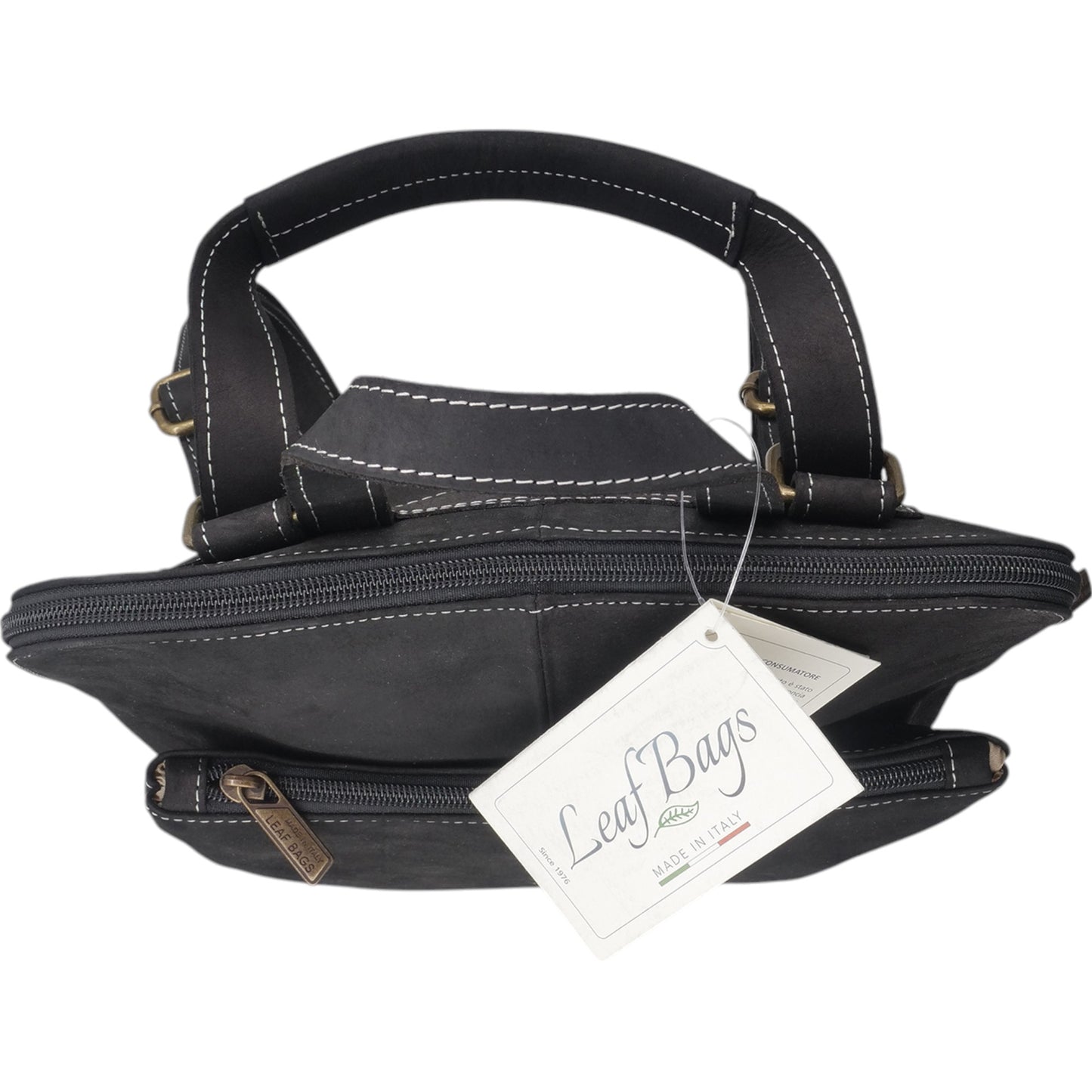  - ["Accessori","Artigianato","Donna","Leaf Bags","Nuovo","Zaini"] - Leaf Bags Zaino Multifunzione Nero 3465 - Lupis SRL