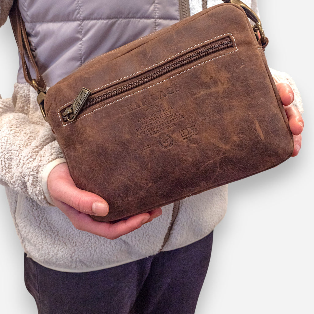 Leaf Bags Borsa Testa di Moro Pelle Invecchiato 3652