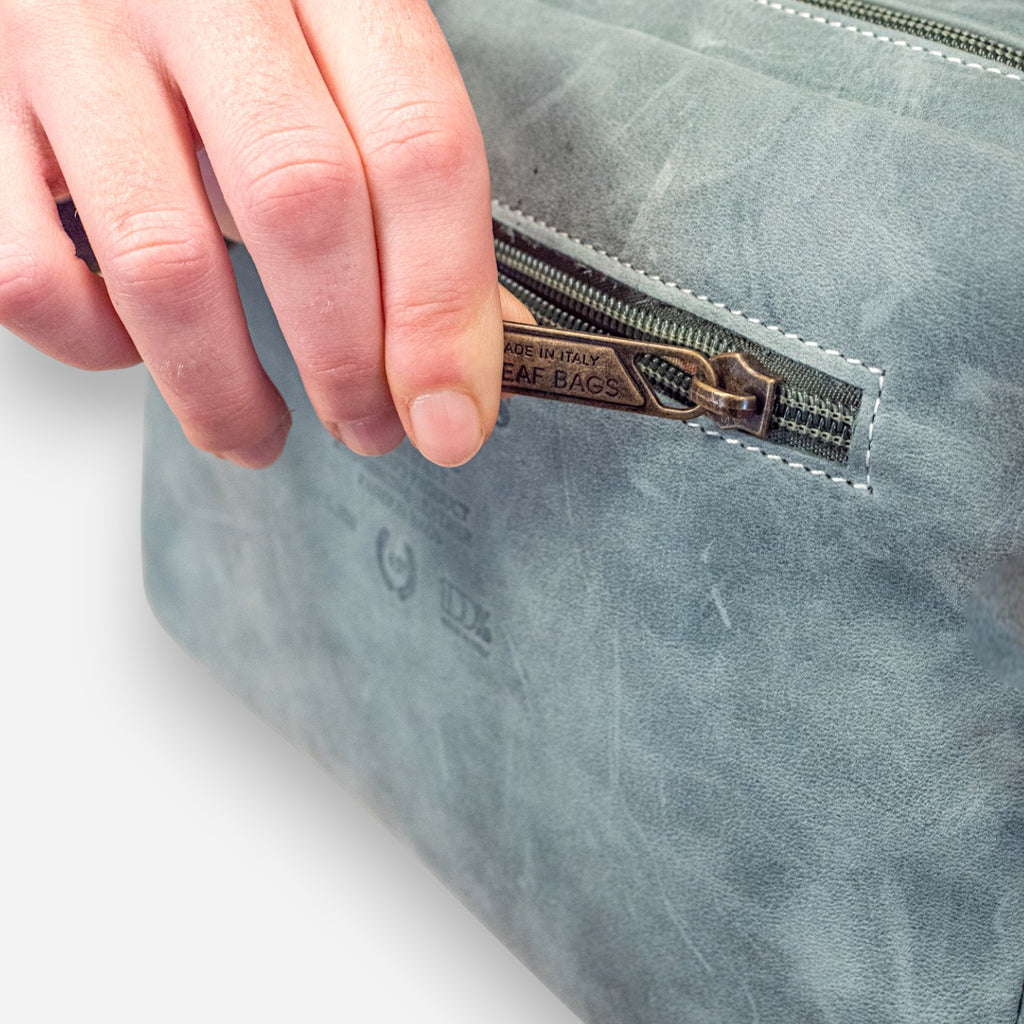 Leaf Bags Borsa Verde Pelle Invecchiato 3653