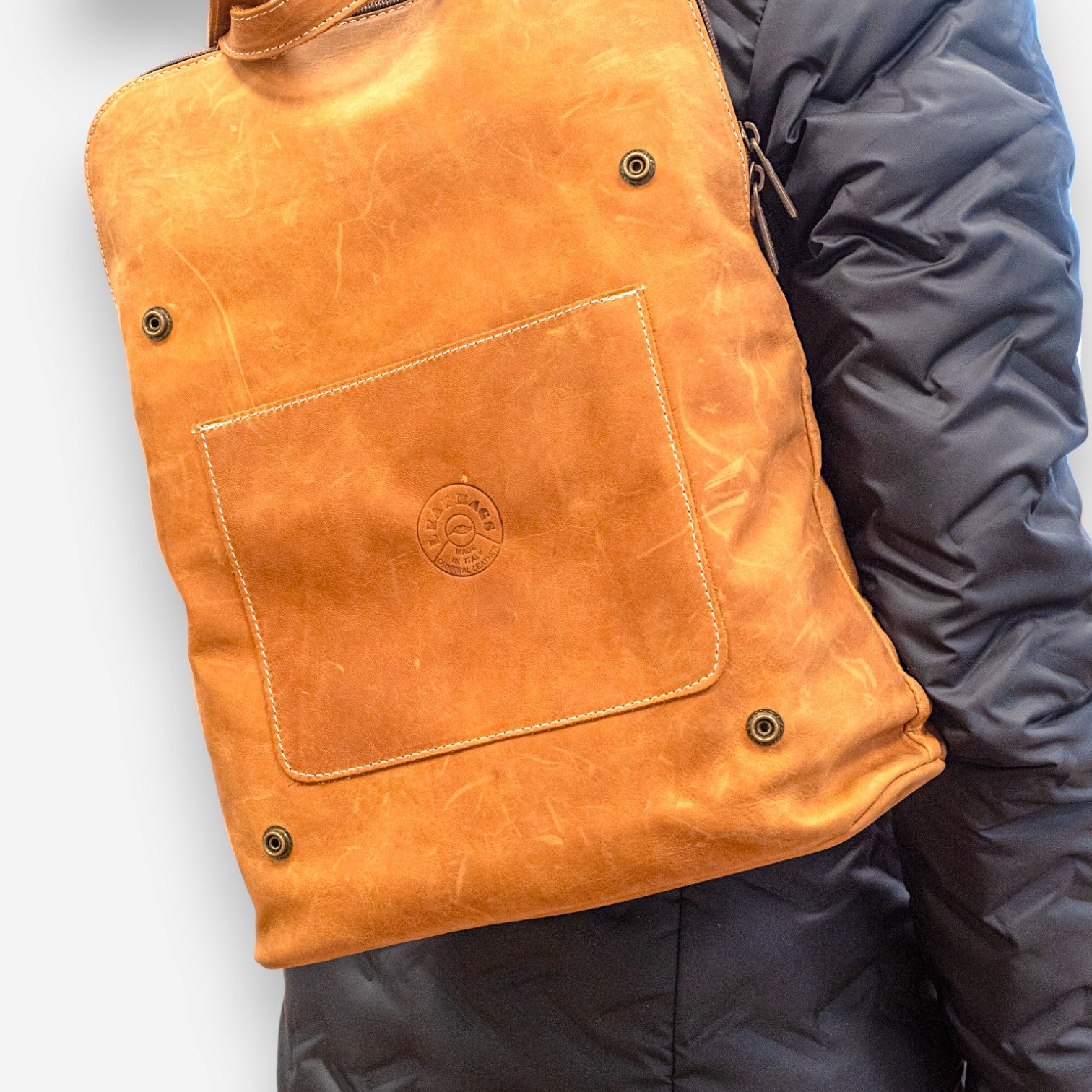 Leaf Bags Zaino Multifunzione Cuoio 3465TS