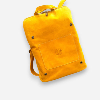 Leaf Bags Multifunctional Backpack Yellow 3465TS