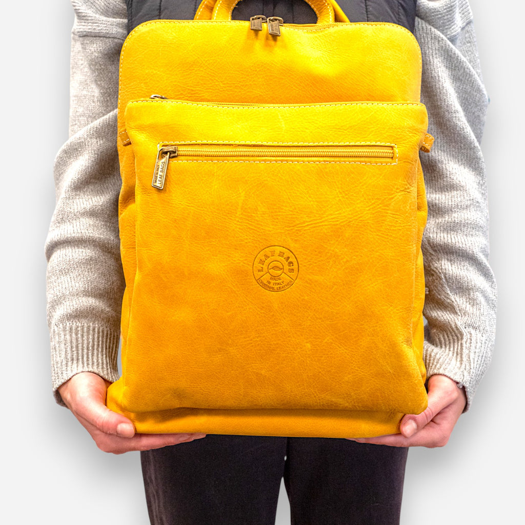 Leaf Bags Zaino Multifunzione Giallo 3465TS