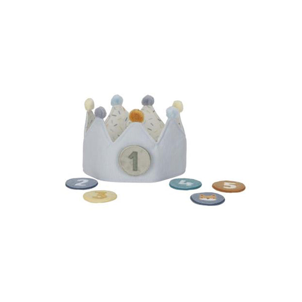  - ["Accessori","FW25","Giocattoli","Infant","Kids","Little Dutch","Toddler"] - Giocattolo Little Dutch Corona Compleanno con numeri blu LD45162 - Lupis SRL