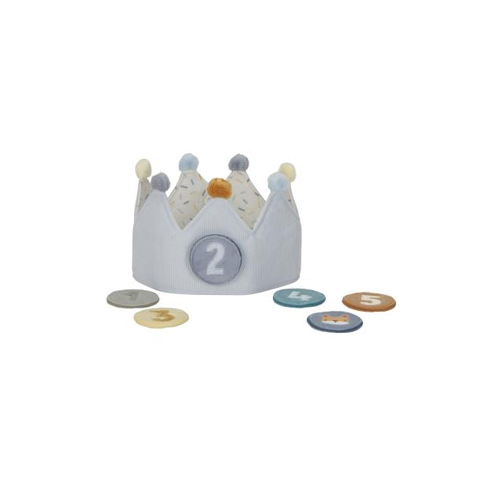  - ["Accessori","FW25","Giocattoli","Infant","Kids","Little Dutch","Toddler"] - Giocattolo Little Dutch Corona Compleanno con numeri blu LD45162 - Lupis SRL