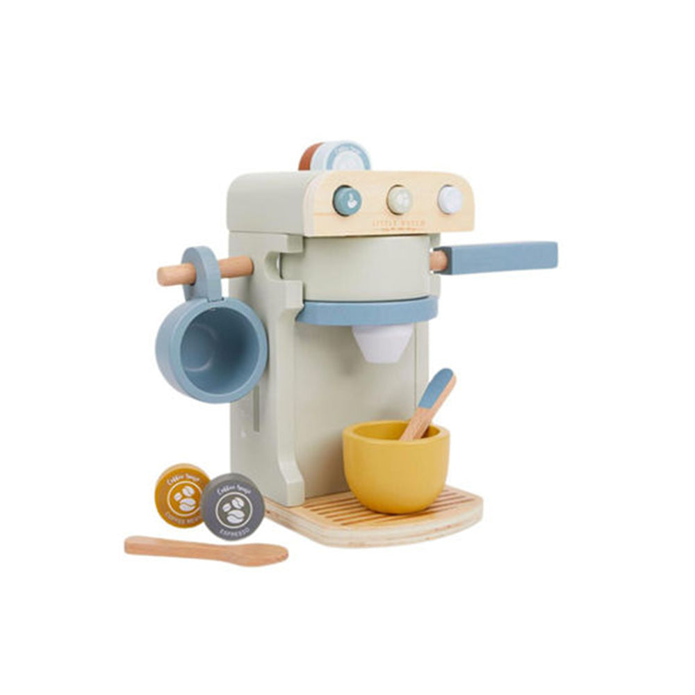  - ["Accessori","FW25","Giocattoli","Infant","Kids","Little Dutch","Toddler"] - Giocattolo Little Dutch Macchina del caffè In Legno LD7081 - Lupis SRL