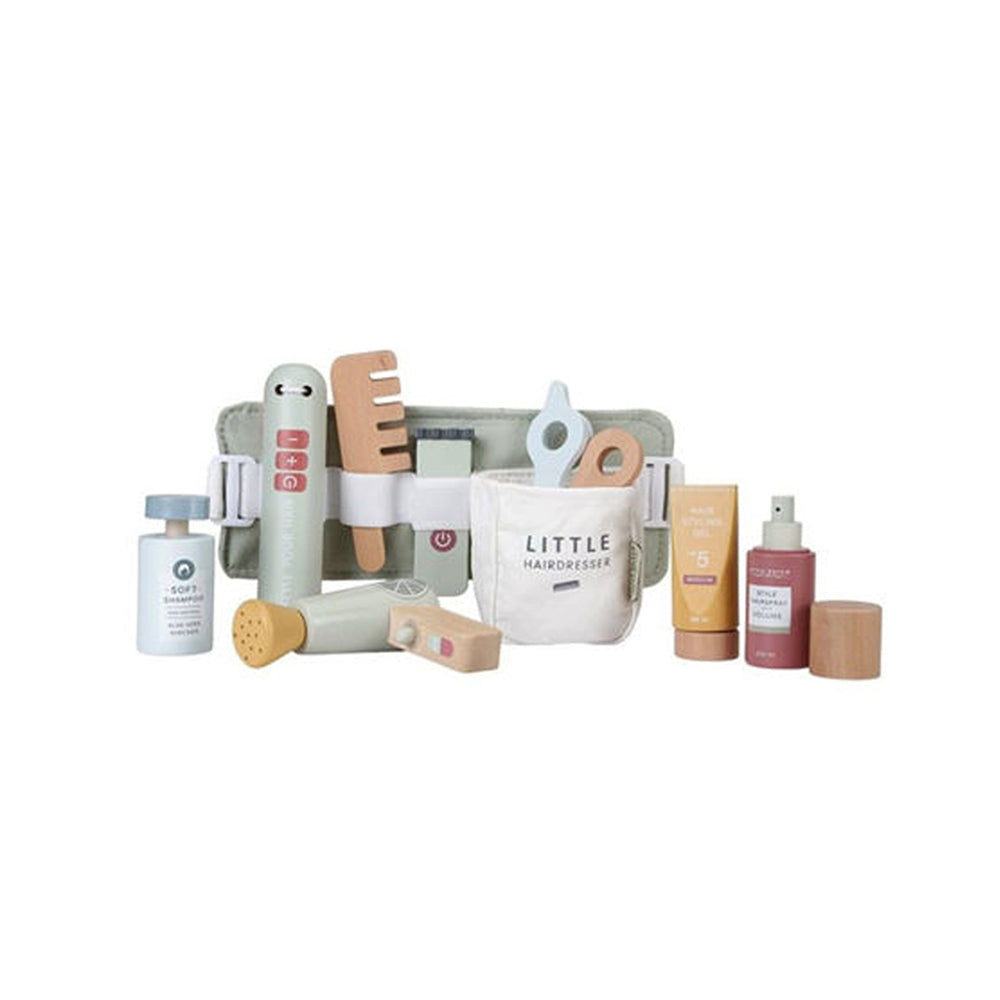  - ["Accessori","FW25","Giocattoli","Infant","Kids","Little Dutch","Toddler"] - Giocattolo Little Dutch Set Da Parrucchiere In Legno LD7066 - Lupis SRL