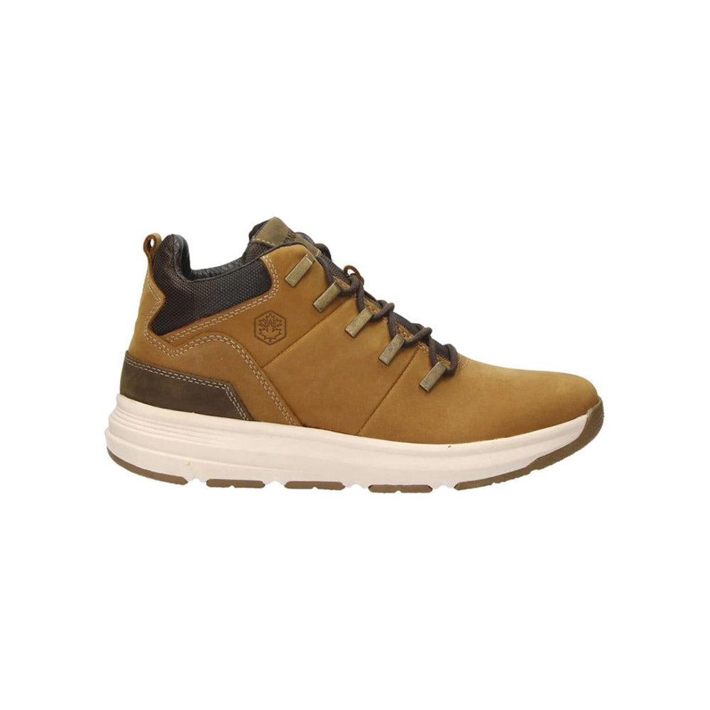  - ["Lumberjack","Nuovo","Scarpe","Scarpe sportive","Uomo"] - Lumberjack Mid Cut Sneaker Tan Yellow Dk Brown Gary - Lupis SRL