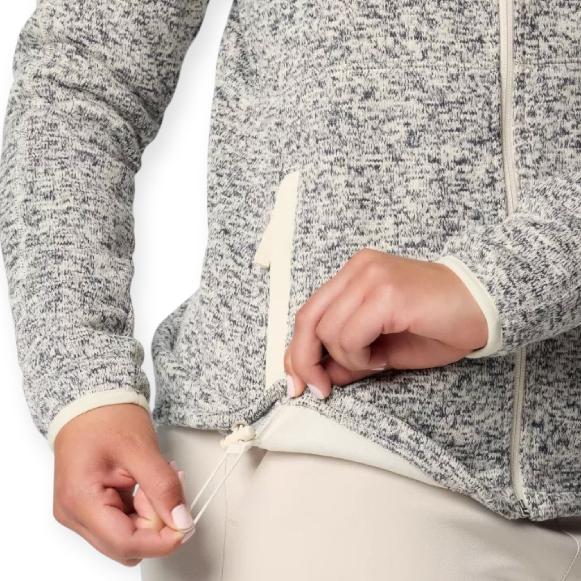  - ["Abbigliamento","Columbia Sportswear","Donna","FW25","Giacche","Maglioni"] - Maglione Columbia Sportswear W Sweater Weather Full Zip II Chalk 2085724-191 - Lupis SRL