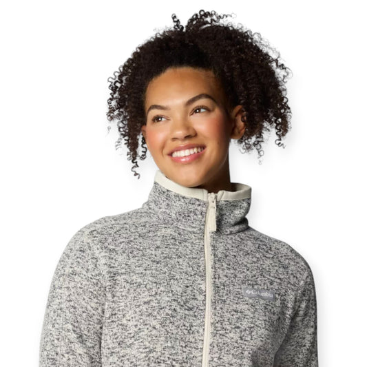 Maglione Columbia Sportswear W Sweater Weather Full Zip II Chalk 2085724-191