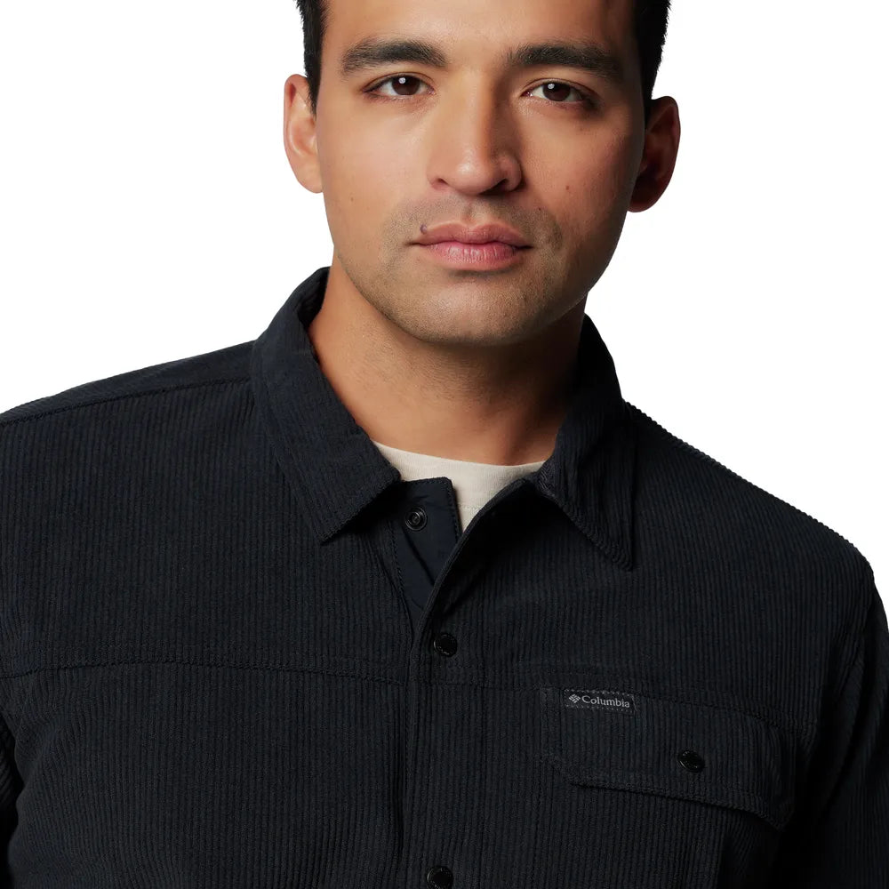 Camicia Columbia Sportswear M Flare Gun Corduroy Shirt Black 2095811-010