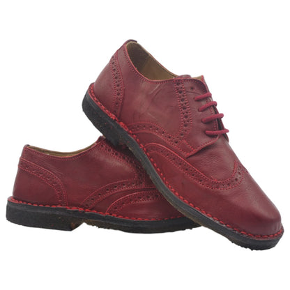 '- ["Artigianato","Derby","Donna","Manufatto Toscano Vinci","Scarpe"] - Manufatto Toscano Vinci Capra Rosso 200 - Lupis SRL
