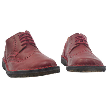 '- ["Artigianato","Derby","Donna","Manufatto Toscano Vinci","Scarpe"] - Manufatto Toscano Vinci Capra Rosso 200 - Lupis SRL