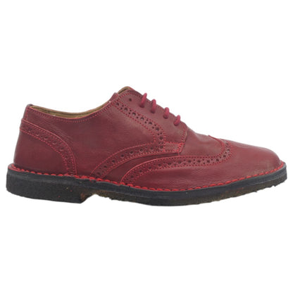'- ["Artigianato","Derby","Donna","Manufatto Toscano Vinci","Scarpe"] - Manufatto Toscano Vinci Capra Rosso 200 - Lupis SRL